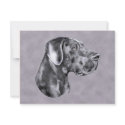 Blue Great Dane Uncropped Event or Party invitations