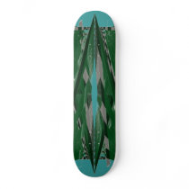 Blue-Green Chequered Flag Twisted Like A