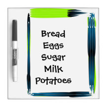 Blue & Green Dry Erase Board