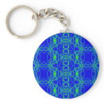 blue green lace keychains