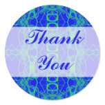 blue green lace Thank You