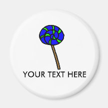 Blue & Green lolly | magnet