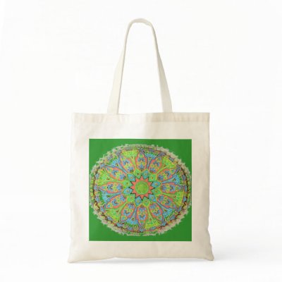 Blue Green Mandala Bag by INTHEPRESENT