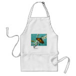 Blue Green Orange aprons