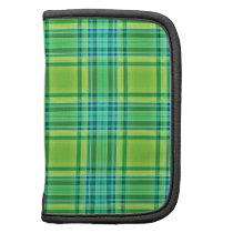 blue green plaid planners