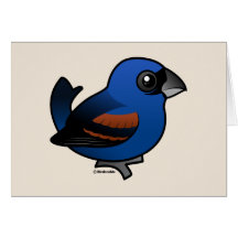Blue Grosbeak Greeting Card