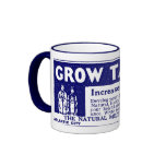 Blue "GROW TALLER" Mug