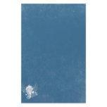 Blue Grunge Angel Wings Stationery