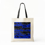 Blue Grunge Clouds Canvas Bag
