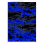 Blue Grunge Clouds Card