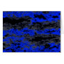 Blue Grunge Clouds Card