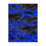 Blue Grunge Clouds Postcard