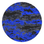 Blue Grunge Clouds Stickers
