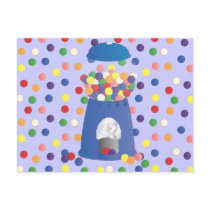 Blue Gumball Machine