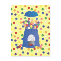 Blue Gumball Machine