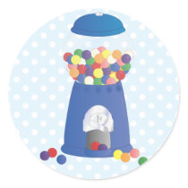 Blue Gumball Machine