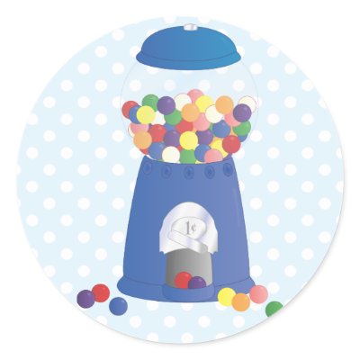 Blue Gumball Machine by candystore