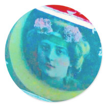 Blue Gypsy Moon Sticker