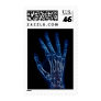 Blue Hand X-ray stamp