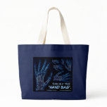 Blue Hand X-ray tote bag