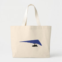 blue hang-glider icon bag