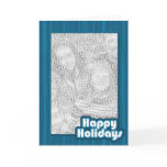 Blue Happy Holidays Template cards