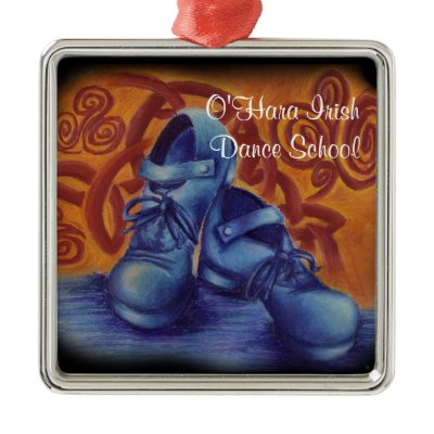 Blue Hard Shoes Ornament by RankinOriginals