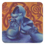 Blue Hard Shoes Sticker