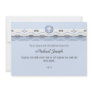 Blue Harmony Rectangular Invitation