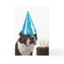 Blue Hat  Birthday Greeting Card