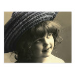 Blue Hat Postcard