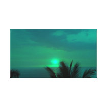 "Blue Hawaiian Skies", Wrapped Canvas Gallery Wrapped Canvas