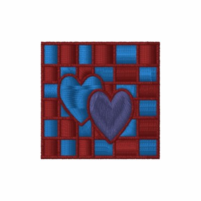 Blue Heart Custom Monogrammed Embroidered Shirt by mothersdaytshirts