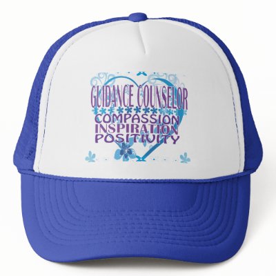 Blue Heart Guidance Counsellor Hat by honeylovedesigns