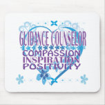 Blue Heart Guidance Counsellor Mousepad