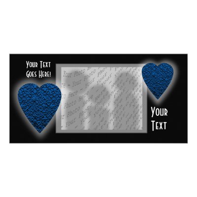 Blue Heart. Patterned Heart Design. by PsyborgAli