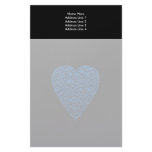 Blue Heart. Patterned Heart Design.