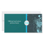 Blue heart photocard picture card