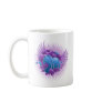 Blue Hearts Roses and Wings Mugs