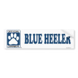 Blue Heeler Blue bumper stickers