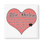Blue Heeler Paw Prints Dog Humour Fridge Magnet
