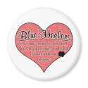 Blue Heeler Paw Prints Dog Humour magnets