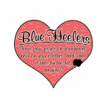 Blue Heeler Paw Prints Dog Humour t-shirts
