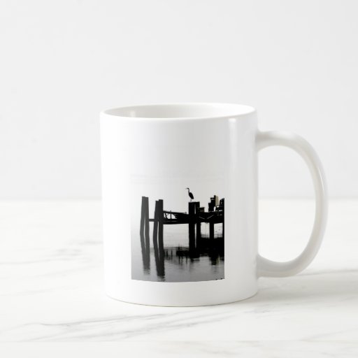 Blue Heron on a Grey Day Mug