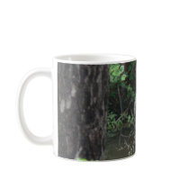 Blue Heron with Reflection on Water Coffee Mugs