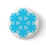 Blue Hexagon Star Button