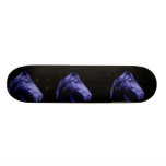 Blue Horse Design Skateboard
