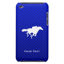 Blue Horse Racing Barely There iPod Cover