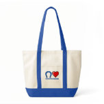 Blue Horseshoe Loves Blue Star travel tote bag