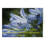 Blue Hosta Trumpets Cards